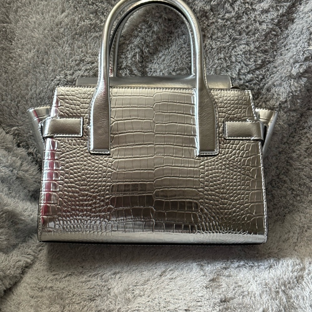 Silver Metallic Micheal Kors Purse(New)